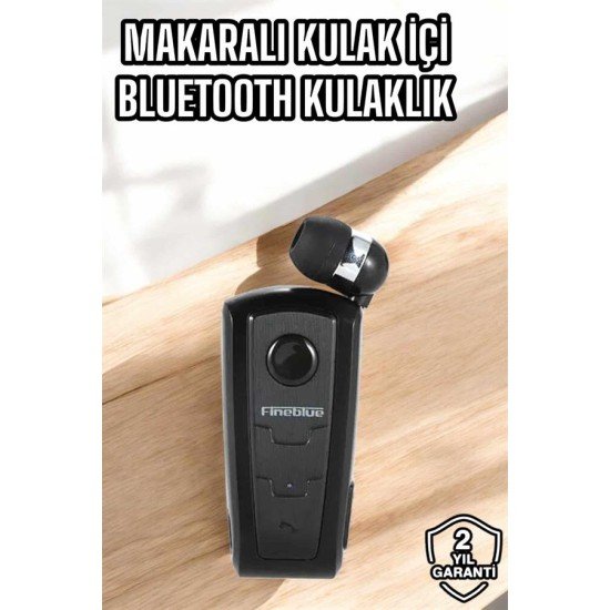Tüm Telefonlara Uyumlu Mikrofonlu Titreşimli Makaralı Bluetooth Kulakiçi Kulaklık Tüm Telefonlara Uyumlu Mikrofonlu Titreşimli Makaralı Bluetooth Kulakiçi Kulaklık