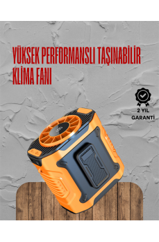 Turbo Mini Fan – Dijital Ekranlı, Sessiz & Şarjlı Serinlik!