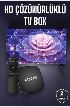 TV Box Android Uyumlu 4 Çekirdekli WİFİ Bağlantılı 4K
