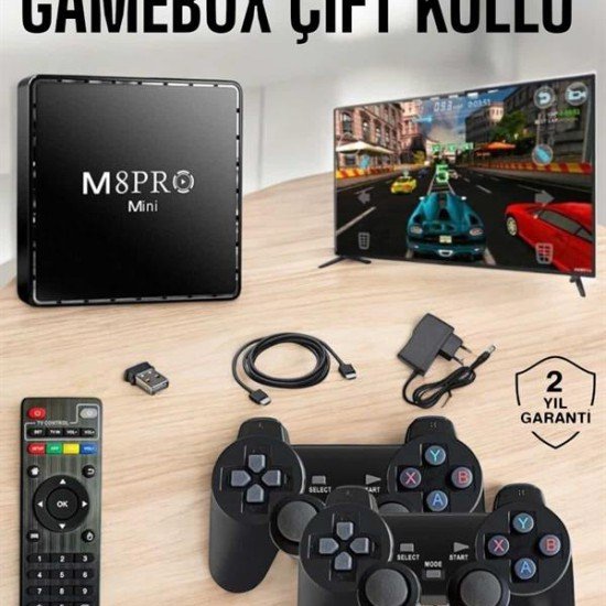 TV Box Çift Oyun Kollu 10000 Oyunlu Atari TV Box Çift Oyun Kollu 10000 Oyunlu Atari