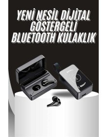 TWS Bluetooth Kulaklık Aynalı Kulaklık Dijital Göstergeli Dokunmatik Kontrol