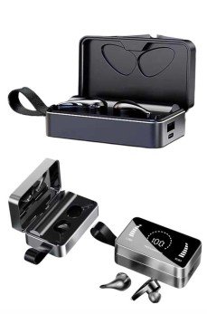 TWS Bluetooth Kulaklık Kablosuz Uzun Pil Ömrü Dijital Göstergeli Powerbank