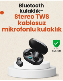 TWS Bluetooth Kulaklık Kulak İçi Kablosuz Dijital Göstergeli Çağrı Cevaplayabilen