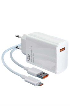 Type C Yüksek Hızlı Şarj Aleti Beyaz 120W Ultra Uzun Ömürlü Type C Yüksek Hızlı Şarj Aleti Beyaz 120W Ultra Uzun Ömürlü