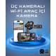 Üç Kameralı 1080p Full HD Araç İçi Kamera – G-Sensörlü ve Gece Görüşlü Üç Kameralı 1080p Full HD Araç İçi Kamera – G-Sensörlü ve Gece Görüşlü