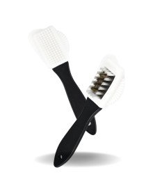 Üç Taraflı Taşınabilir Süet Bot Ayakkabı Temizleme Bakım Fırçası