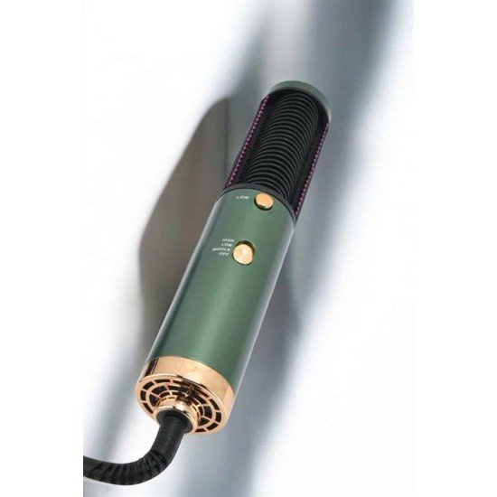 Üflemeli Fön Tarak Düzleştirici Seramik Kaplama Elektriklenme Karşıtı Üflemeli Fön Tarak Düzleştirici Seramik Kaplama Elektriklenme Karşıtı