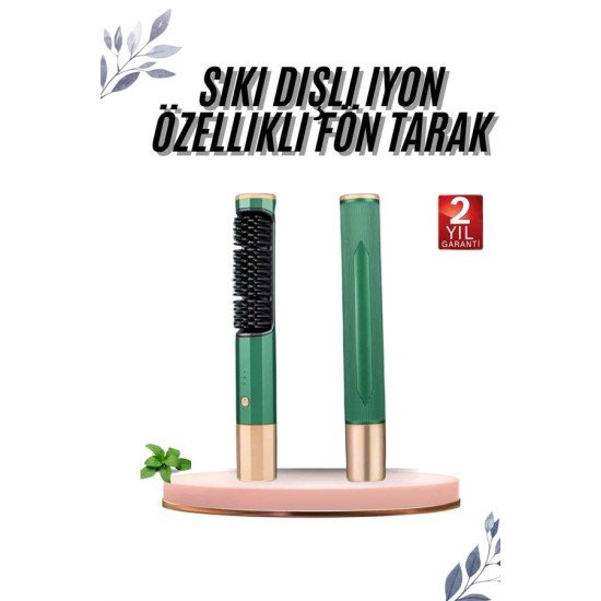 Üflemeli Saç Düzleştirici Fön Tarak Yüksek Isı Ayarlı İyon Özellikli Üflemeli Saç Düzleştirici Fön Tarak Yüksek Isı Ayarlı İyon Özellikli