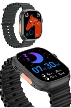 Ultra Akıllı Saat 49 Mm Çift Kordonlu Arama Cevaplama Bluetooth Bağlantılı