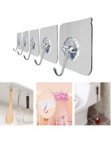 Ultra Güçlü Yapışkanlı 10LU Şeffaf Askı