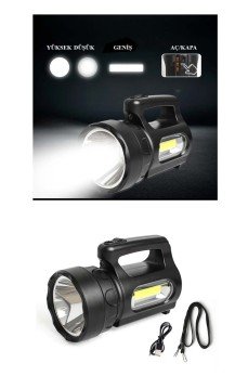 Profesyonel Ultra Güçlü LED El Feneri - Yüksek Performanslı 900 Lümen Aydınlatma