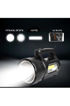 Profesyonel Ultra Güçlü LED El Feneri - Yüksek Performanslı 900 Lümen Aydınlatma