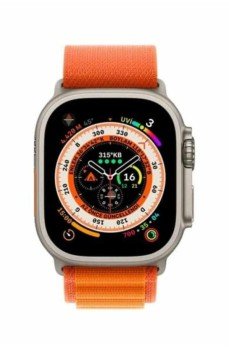 Ultra Max Kordon Kilitli Akıllı Saat Amoled Ekran Titreşimli Çağrı Cevaplayabilen