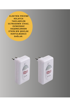 Ultrasonik Ses Dalgalarıyla Kimyasalsız Fare ve Böcek Kovucu Cihaz