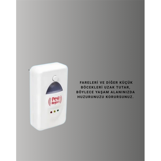 Ultrasonik Ses Dalgalarıyla Kimyasalsız Fare ve Böcek Kovucu Cihaz Ultrasonik Ses Dalgalarıyla Kimyasalsız Fare ve Böcek Kovucu Cihaz