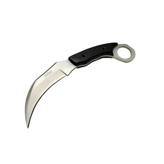 United Claw Cutter Karambit UK 1 Siyah Outdoor Bıçak 17cm - Kılıflı, Plastik Sap