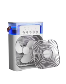 Spreyli Mini Masaüstü Fan | 500ML Su Hazneli, 3 Kademeli Soğutucu