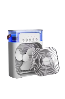 Spreyli Mini Masaüstü Fan | 500ML Su Hazneli, 3 Kademeli Soğutucu