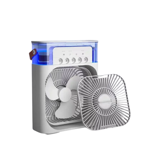 Spreyli Mini Masaüstü Fan | 500ML Su Hazneli, 3 Kademeli Soğutucu