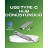 Seyahat Dostu 8‑in‑1 Hub – Şarj & Veri & Video & Ağ için Eksiksiz Çözüm