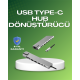 Seyahat Dostu 8‑in‑1 Hub – Şarj & Veri & Video & Ağ için Eksiksiz Çözüm Seyahat Dostu 8‑in‑1 Hub – Şarj & Veri & Video & Ağ için Eksiksiz Çözüm
