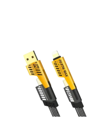 USB-C ve Lightning Uyumlu 4'ü 1 Arada Kablo – 65W Hızlı Şarj, Örgülü Dayanıklı Yapı