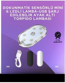 USB Şarjlı, 3 Saat Kesintisiz Çalışan Araba Atmosfer Işıkları