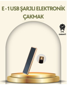 USB Şarjlı Alevsiz Elektronik Çakmak – Rüzgara Dayanıklı, Gazsız, Güvenli Kullanım
