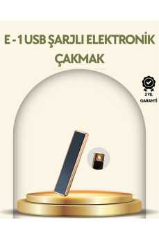 USB Şarjlı Alevsiz Elektronik Çakmak – Rüzgara Dayanıklı, Gazsız, Güvenli Kullanım