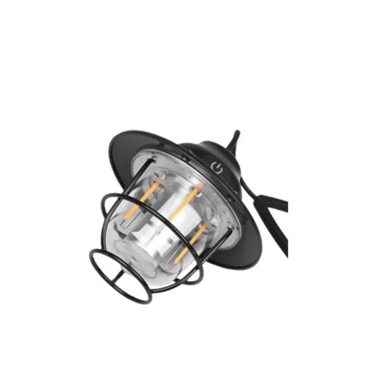 Kamp ve Bahçe İçin Retro LED Fener – Sıcak Işık, Uzun Ömürlü Batarya