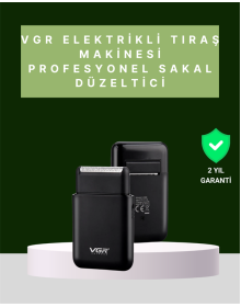 USB Şarjlı Traş Makinesi – Piston + Ağ Başlık, 600 mAh Batarya