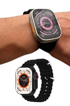 Uyku ve Sağlık Takibi Yapabilen GPS Uyumlu Plastik Kordonlu Akıllı Saat