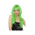 Uzun Peruk Saç - Yeşil