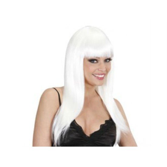 Uzun Peruk Saç - Beyaz Uzun Peruk Saç - Beyaz