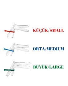 Vaginal Speculum S/M/L - Vajinal Spekülüm 3lü Paket