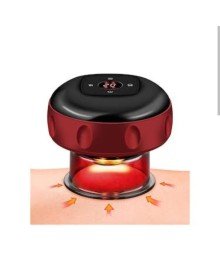 Vakumlu Hacamat Kupası, Şarjlı Kupa Çekme Hacamat Led Işıklı Masaj ve Selülit Kupası