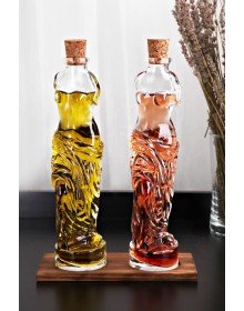 Venüs Yağdanlık - Kadın Figürlü Sirkelik Sosluk 200 ML 2li Set