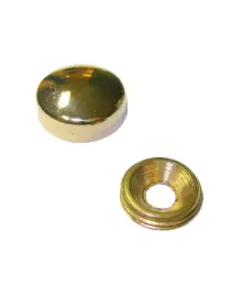 Vida Kapama Kapağı 15 mm, Sarı - 10 Adet