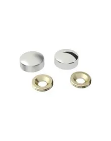 Vida Kapama Kapağı 25 mm, Krom - 5 Adet