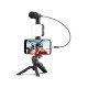 Video Making Kit Telefon Tutucu Vlog Video Mini Led Işıklı