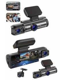 Video ve Fotoğraf Kaydedici Sürüş Kamerası Ön ve Arka Çift Kameralı