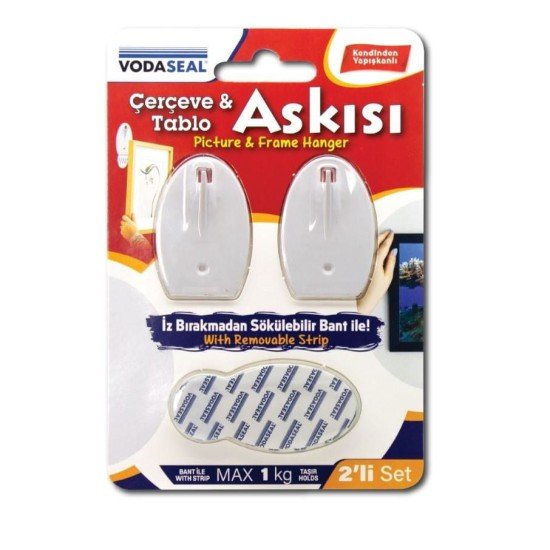 Vodaseal Çerçeve ve Tablo Askısı 2’li Set