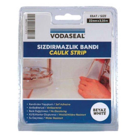 Vodaseal Küvet Kenar Sızdırmazlık Bandı 22 mm 3,35 Metre Vodaseal Küvet Kenar Sızdırmazlık Bandı 22 mm 3,35 Metre