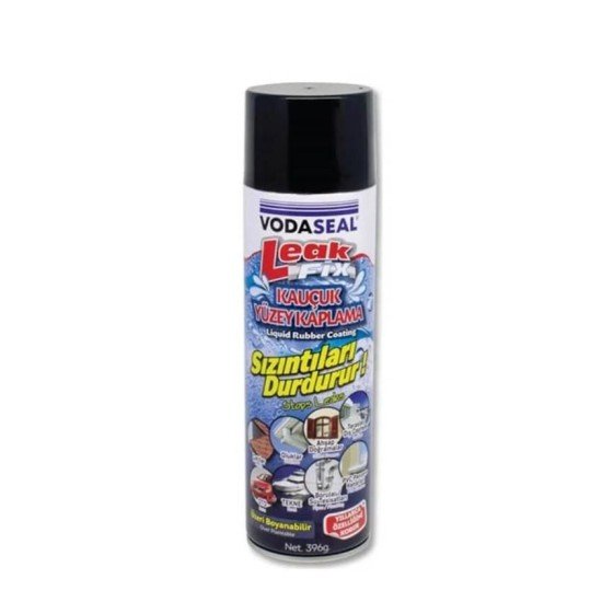 Vodaseal Leak Fix Kauçuk İzolasyon Spreyi 396 gr Siyah Vodaseal Leak Fix Kauçuk İzolasyon Spreyi 396 gr Siyah