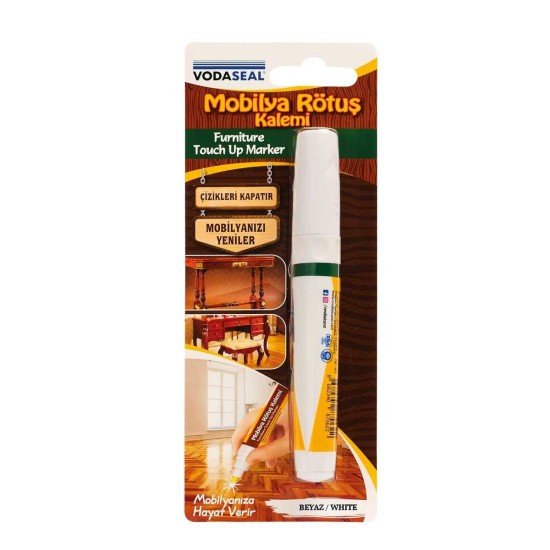Vodaseal Mobilya Rötuş Kalemi Tekli Beyaz Vodaseal Mobilya Rötuş Kalemi Tekli Beyaz