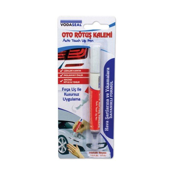 Vodaseal Oto Rötuş Kalemi Metalik Beyaz 5 ml Vodaseal Oto Rötuş Kalemi Metalik Beyaz 5 ml