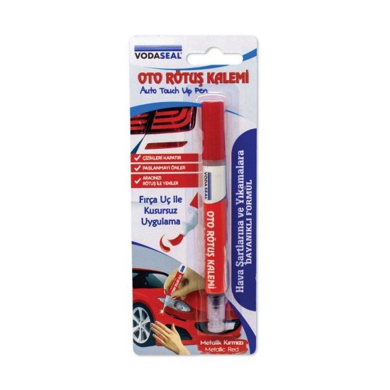 Vodaseal Oto Rötuş Kalemi Metalik Kırmızı 5 ml Vodaseal Oto Rötuş Kalemi Metalik Kırmızı 5 ml