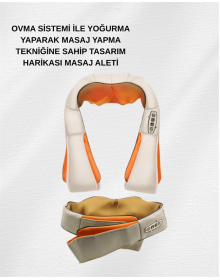 Vücut Masaj Aleti – Ergonomik Tasarım, Güçlü Ovmalı Masaj Teknolojisi