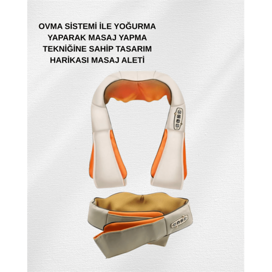 Vücut Masaj Aleti – Ergonomik Tasarım, Güçlü Ovmalı Masaj Teknolojisi
