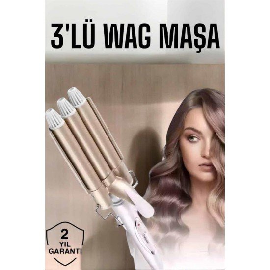 Wag Maşa Negatif İyon Teknolojili Isı Ayarlı Saç Maşası Wag Maşa Negatif İyon Teknolojili Isı Ayarlı Saç Maşası